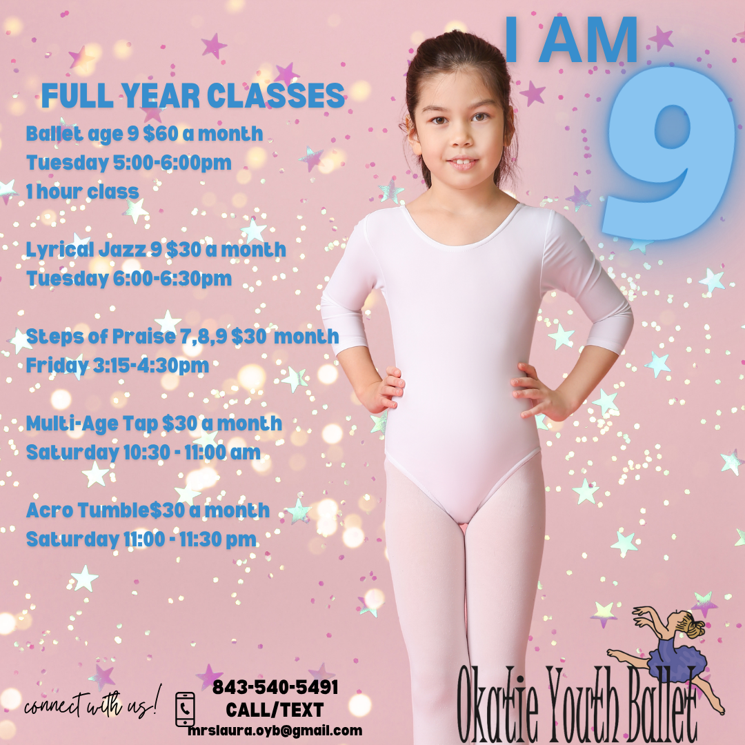 dance classes for age 9