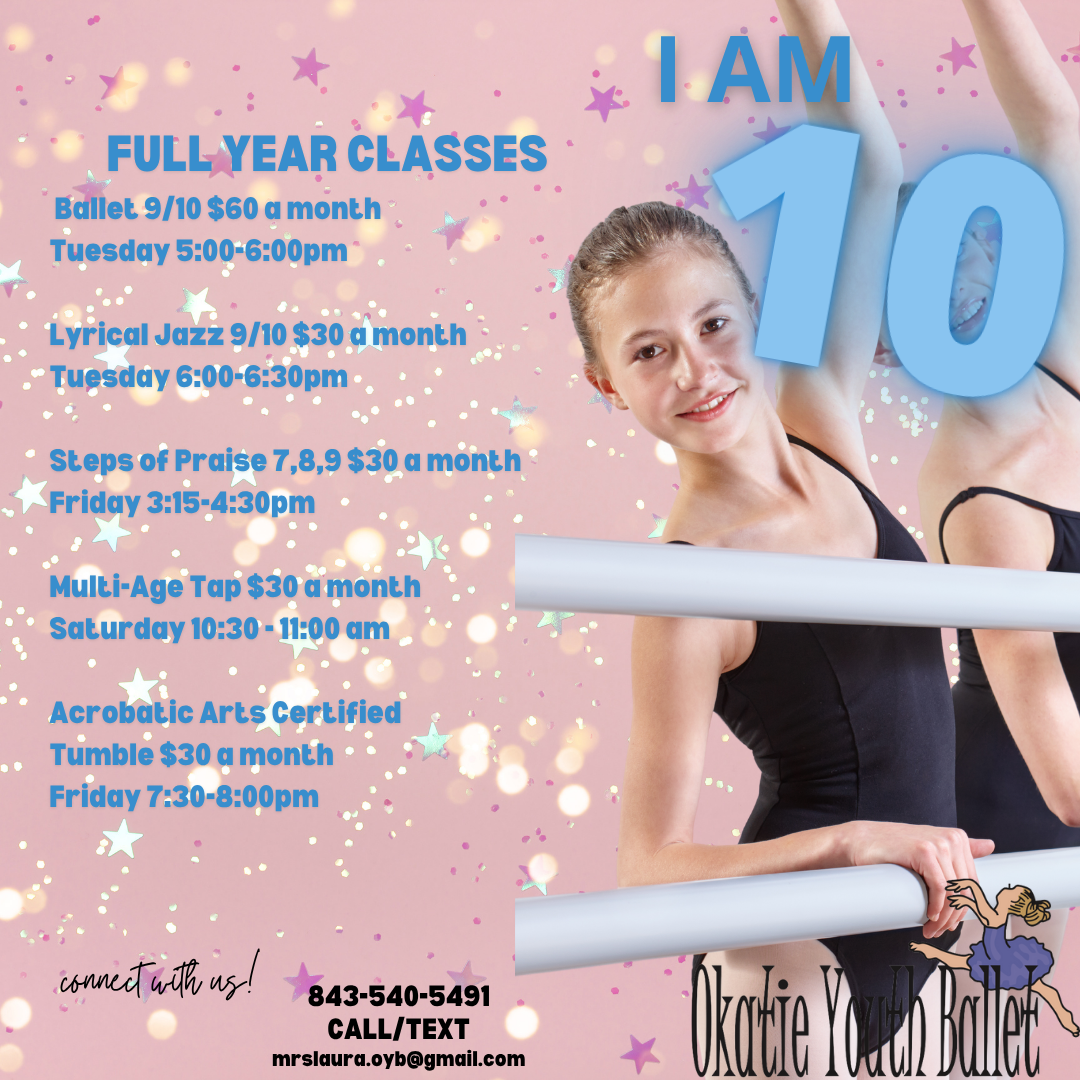 dance classes for age 10