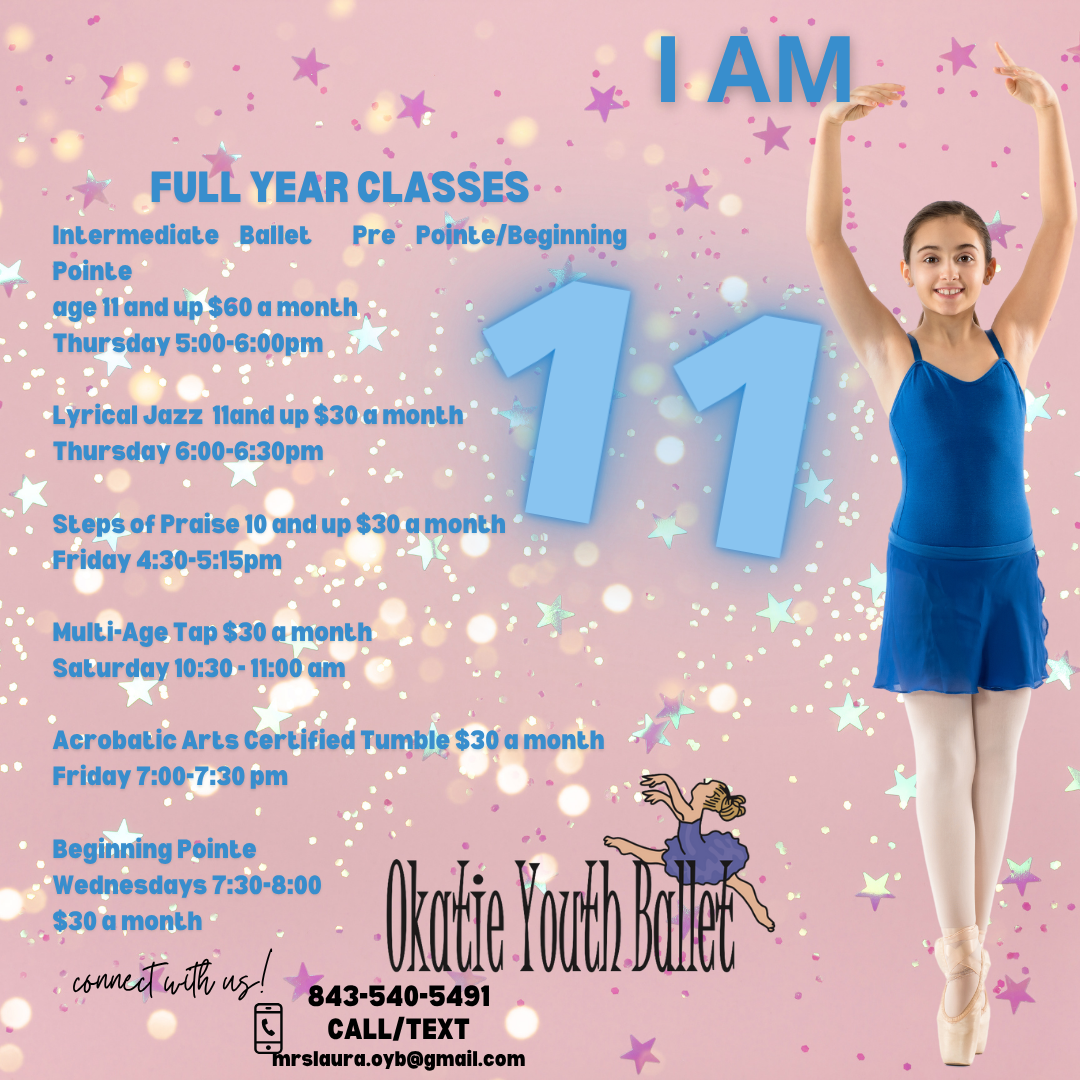 dance classes for age 11